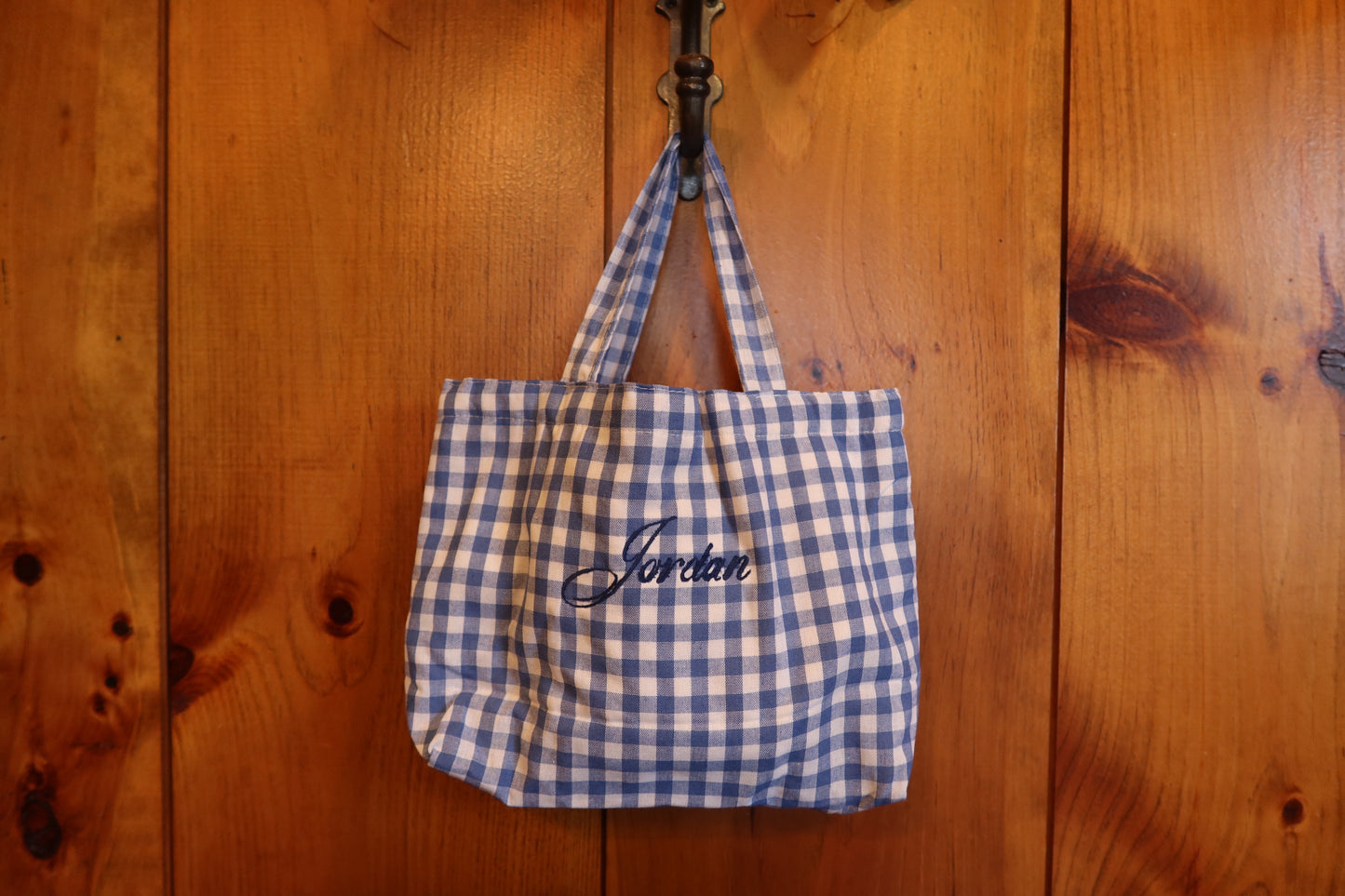 Personalized Embroidered Top Handle Tote