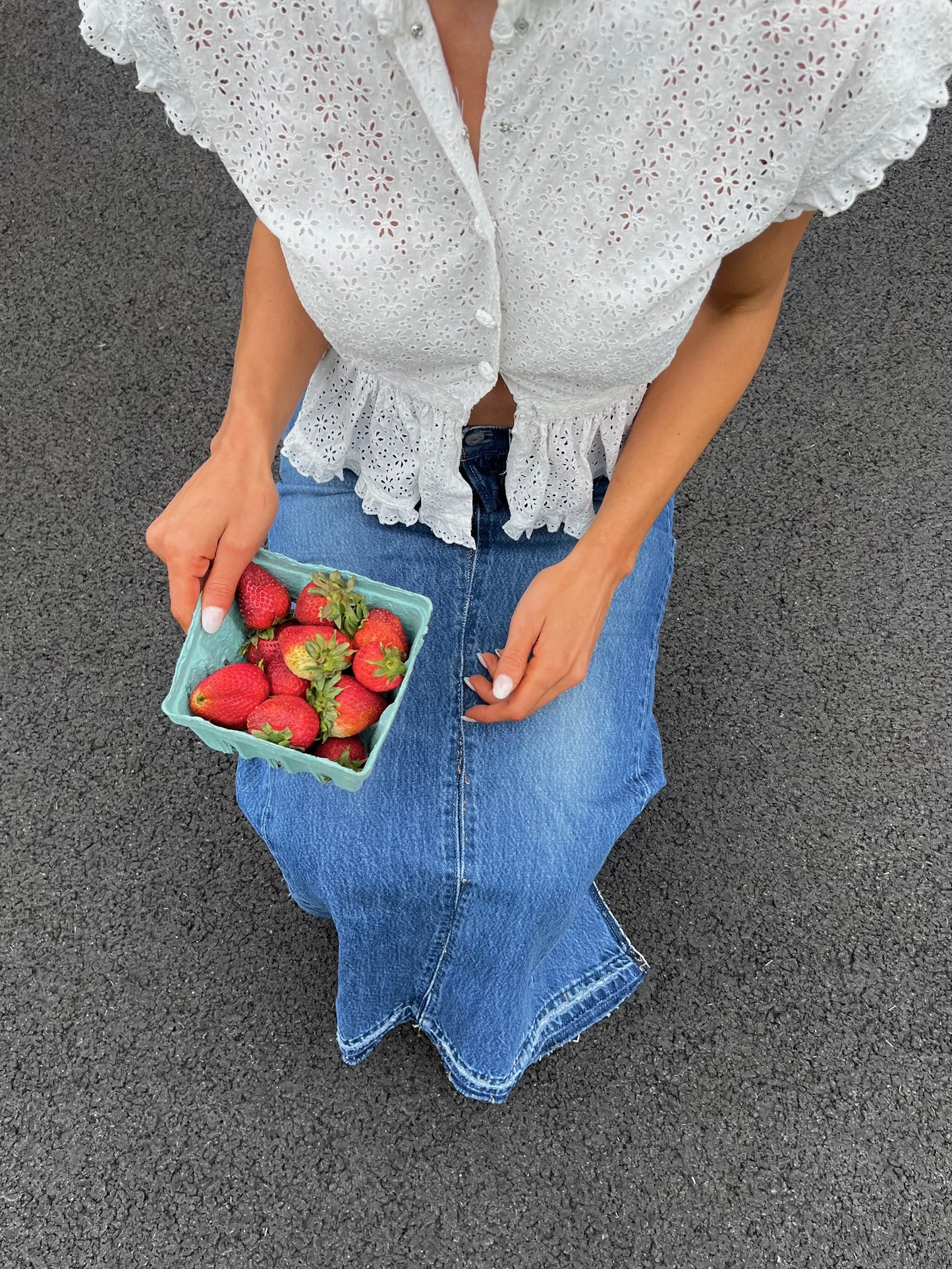 Vintage Levi's Reconstructed Maxi Skirt