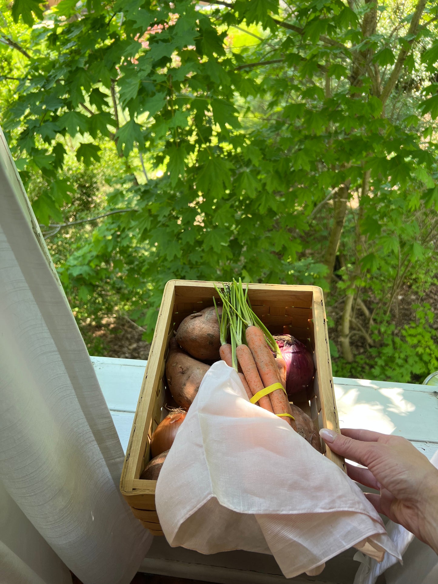 Vintage Linen Tea Towel