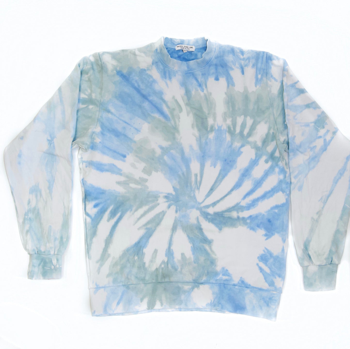 Blue & Green Crew Sweatshirt