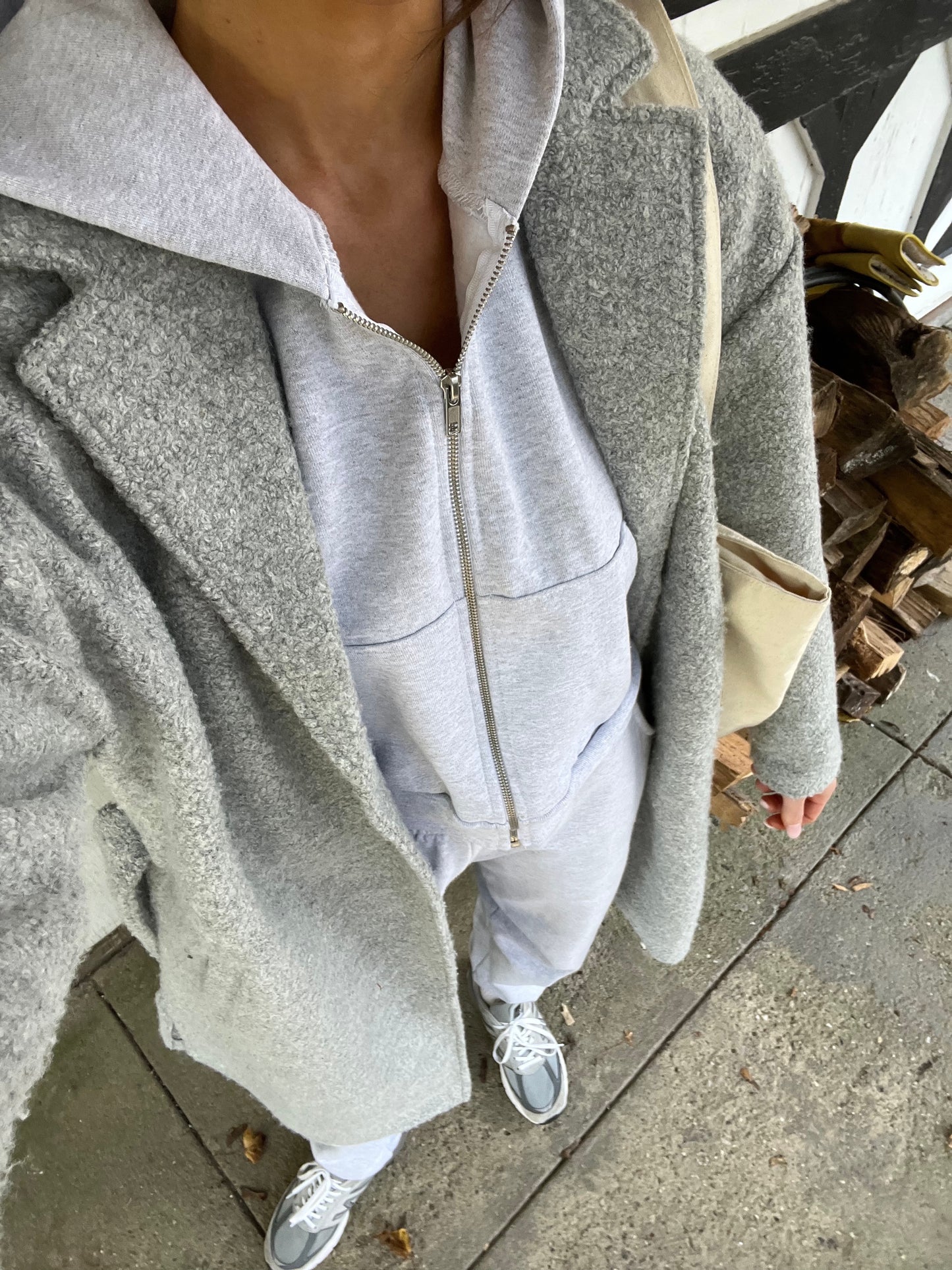 Jordan Zip Up Hoodie Sweatshirt Cropped Length