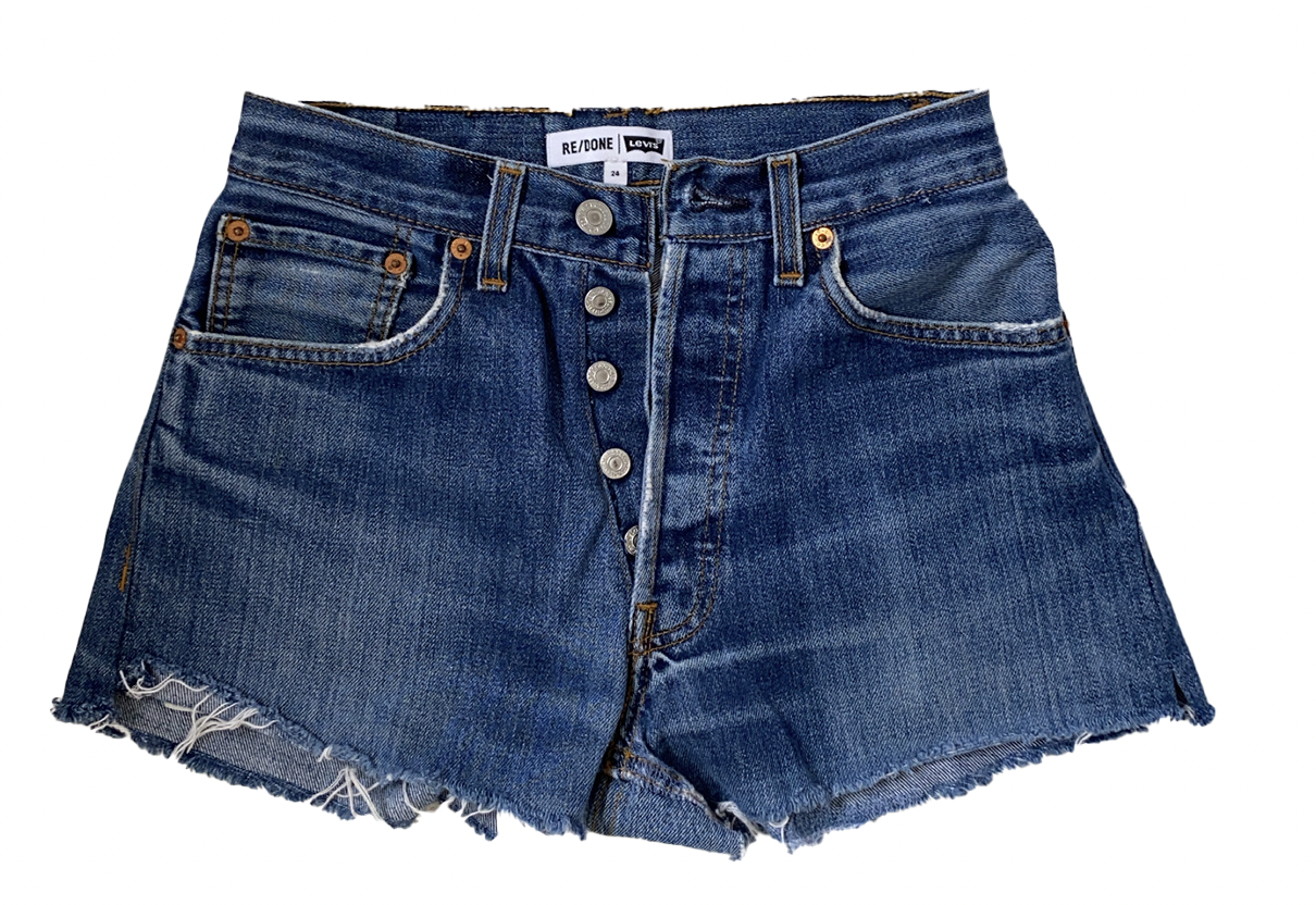 VINTAGE HIGH RISE LEVI'S SHORTS 24