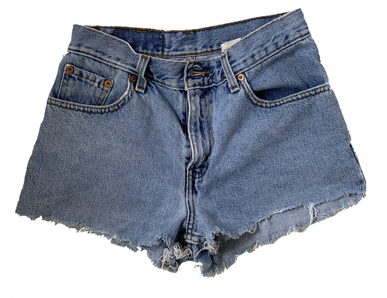 VINTAGE HIGH RISE LEVI'S SHORTS 24/25