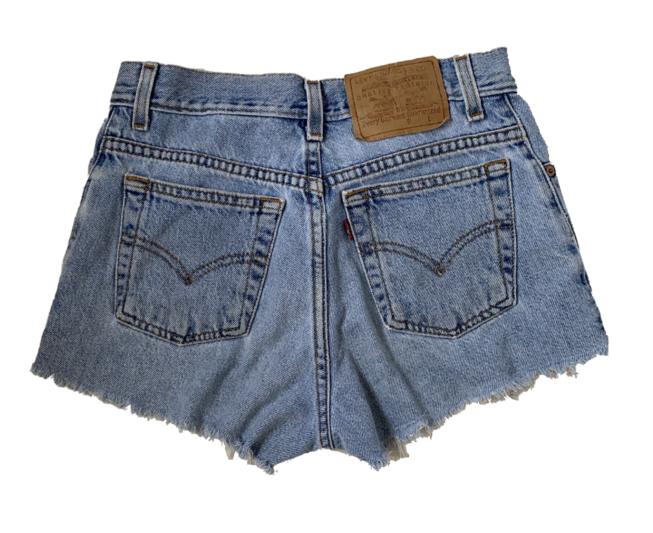 VINTAGE HIGH RISE LEVI'S SHORTS 24/25