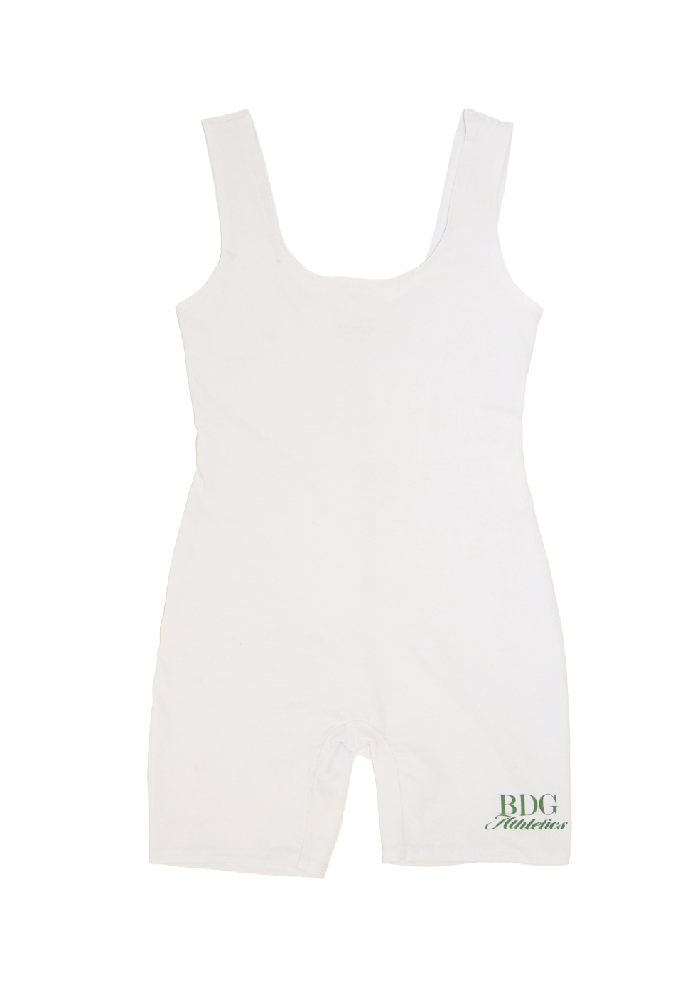 Short Romper Onesie White
