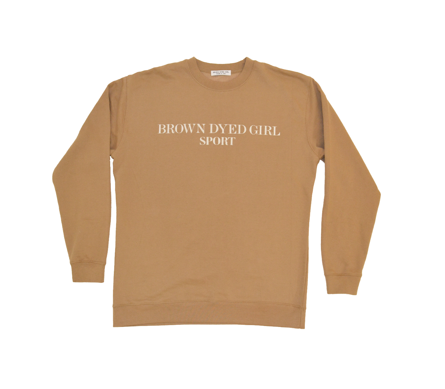 Sport Logo Crewneck Sand