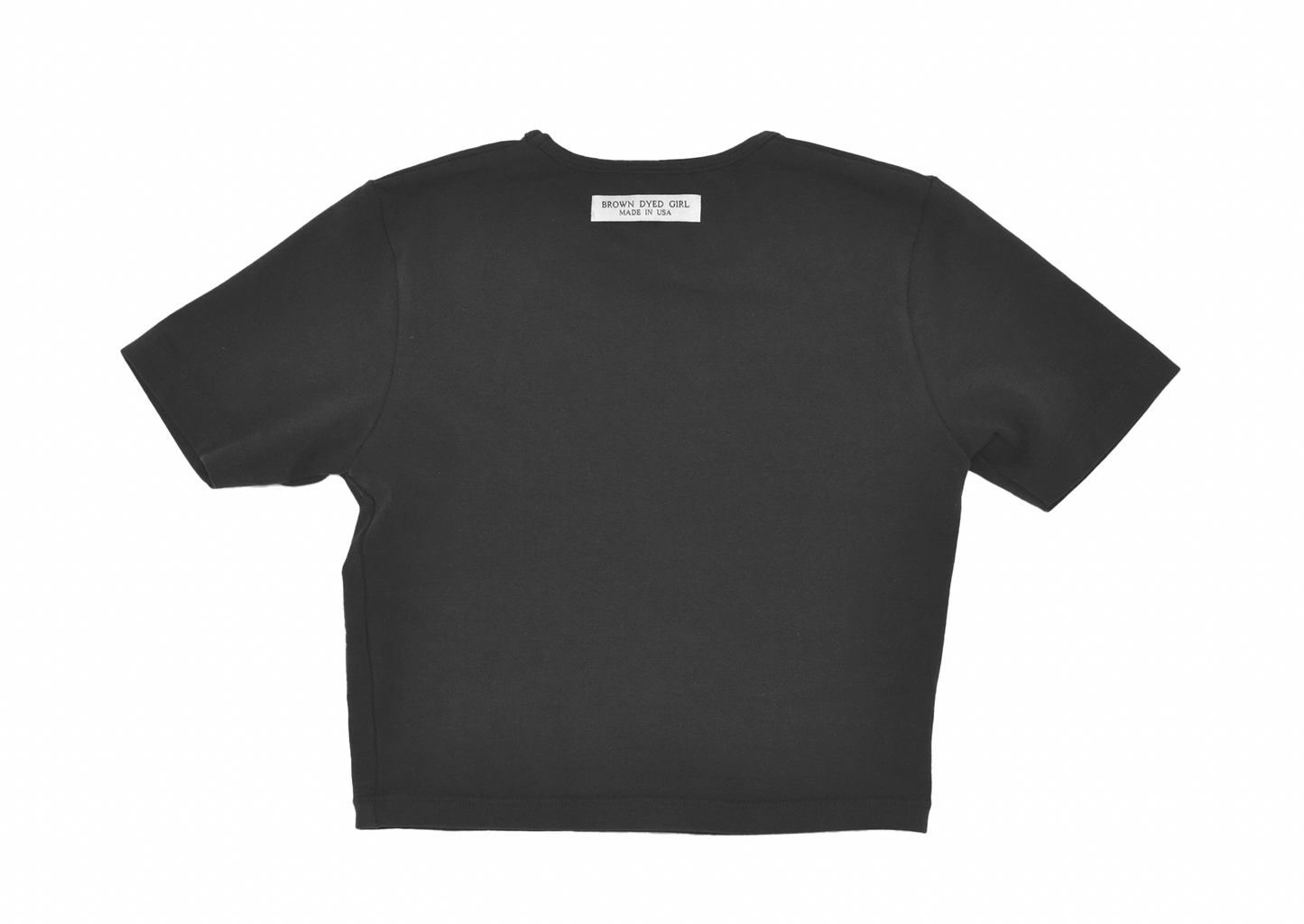 Jord Crop Tee Black