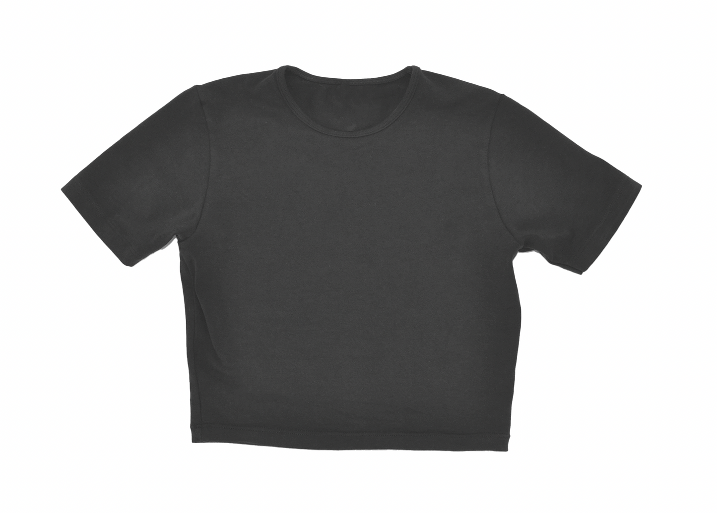 Jord Crop Tee Black