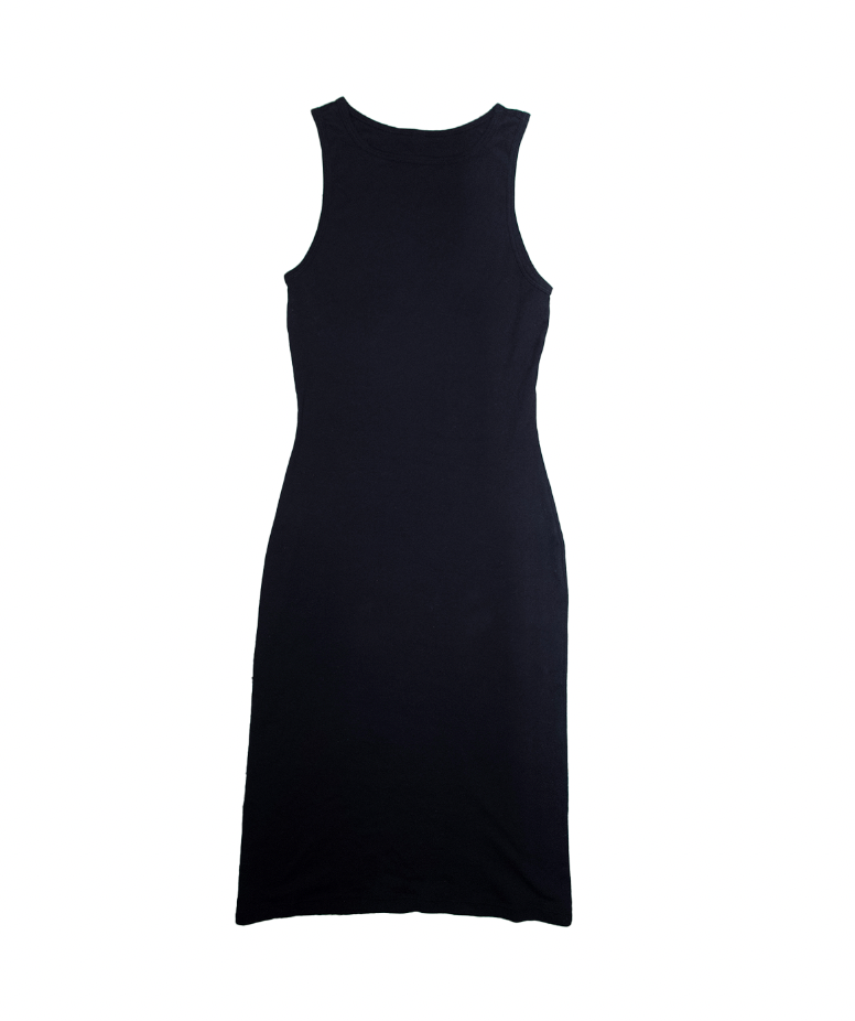 Basic Midi Dress Black