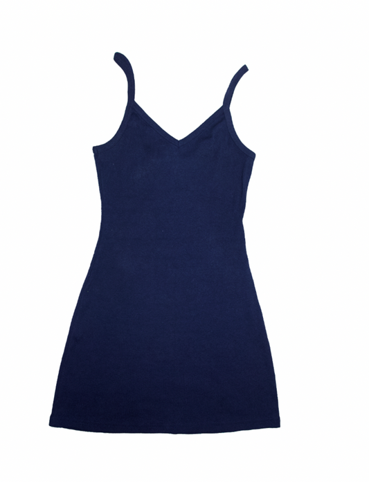 Basic Dress Vneck Navy