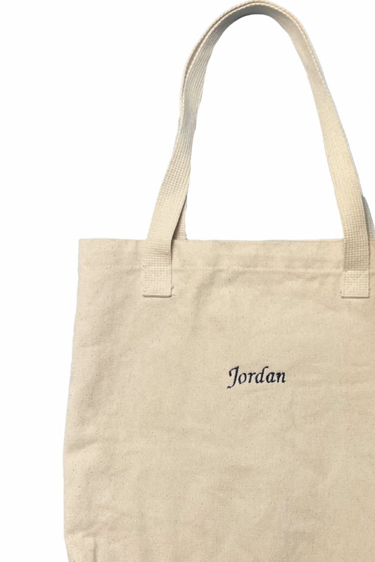 Personalized Embroidered Tote Bag