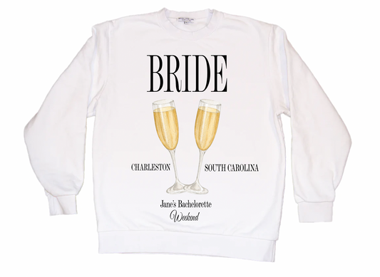 Bachelorette Sweatshirt Bride